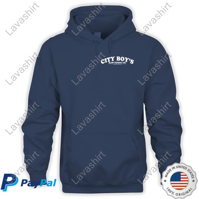 Juju Hood Ville Shop City Boy's Raw Piping Co Laying Pipe Since 2015 1-800 Lay Pipe Shirt