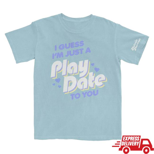Official Merchbar Melanie Martinez Merch Bar Store I Guess I'm Just A Play Date To You (Baby Blue) Shirt 2023 MelanieMartinez Clothing Shop