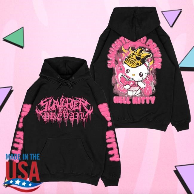 Slaughter To Prevail - Hell Kitty New Hoodie Slaughter To Prevail Merch