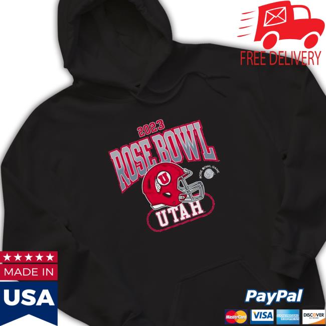 Official Utah Utes Rose Bowl Game 2023 Vintage Helmet Long Sleeve Tee