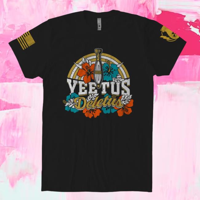 Official Bunker Branding Merch Hawaiian Yeetus Deletus T-Shirt