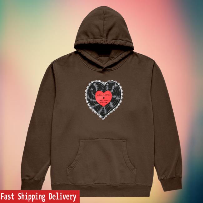 Official Sabrina Carpenter Merch Store Sabrina Vinylheart - Hood - Brown