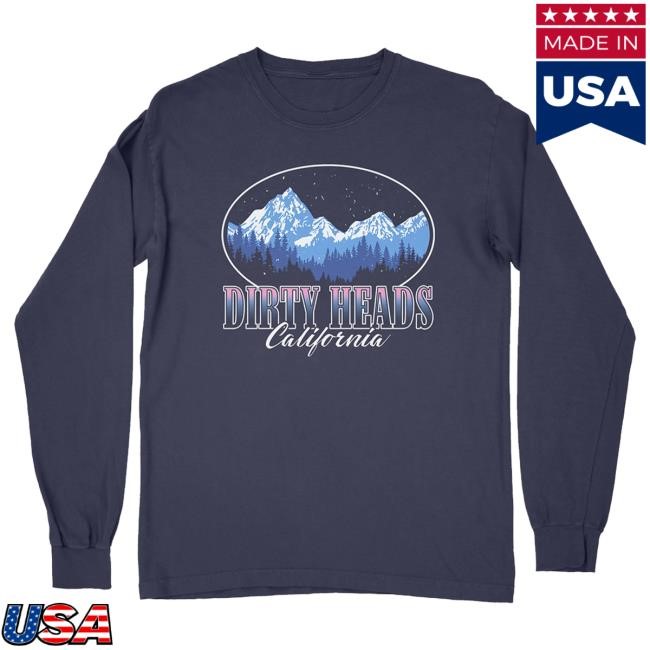 Dirty Heads Resort Navy Long Sleeve T-Shirt