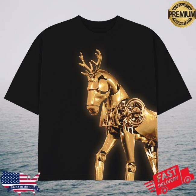 Official Beyonce Merch Store Gold Reindeer Tshirt Beyoncé Shop