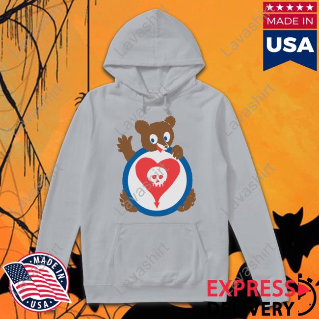 Alkaline Trio Bear Heartskull Tee Shirt