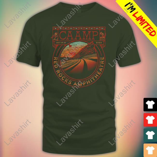 Official Caamp Merch Red Rocks Tee