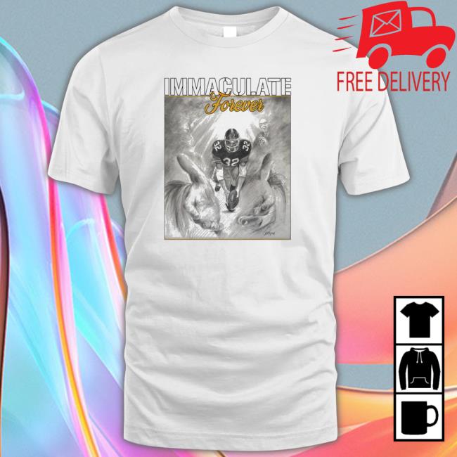 Immaculate Forever Franco Harris Pittsburgh Steelers T-Shirt Official Immaculate Forever Franco Harris Pittsburgh Steelers Tee Shirt