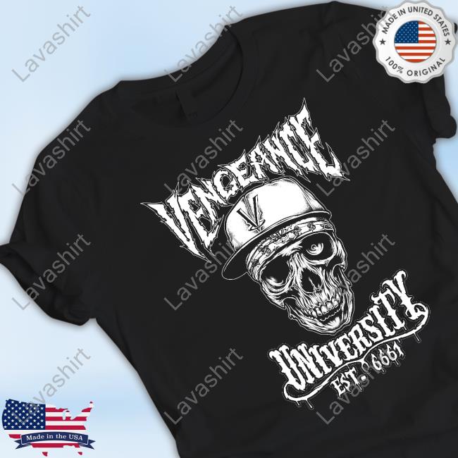 Vengeance University Est 6661 Zombie Shirt