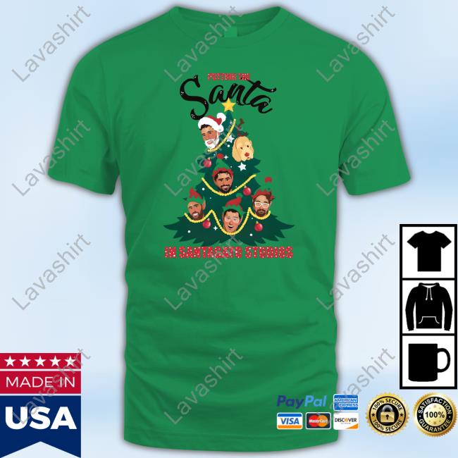 Official Santagato Studios Merch Putting The Santa In Santagato Studios Hooded Sweatshirt