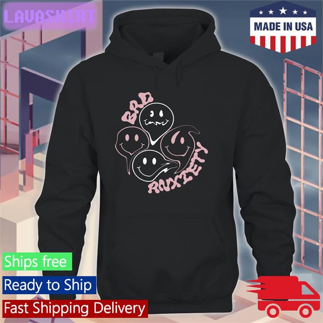 Bad Anxiety Black Hoodie