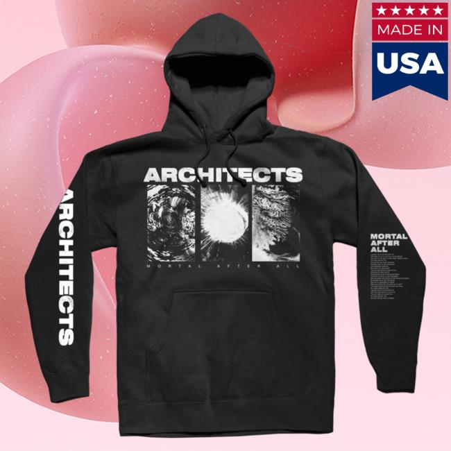 Official Kings Road Merch Store Architects Merch Store Shop Architects Mortal After All Hoodies (Black) KingsRoadMerch