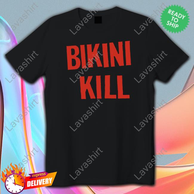 Bikini Kill Merch Bikini Kill Flyer Hooded Sweatshirt