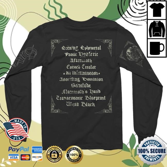 Official Night Shift Merch Store Shop The Black Dahlia Murder - Servitude Long Sleeve Shirt New Nightshift Merch