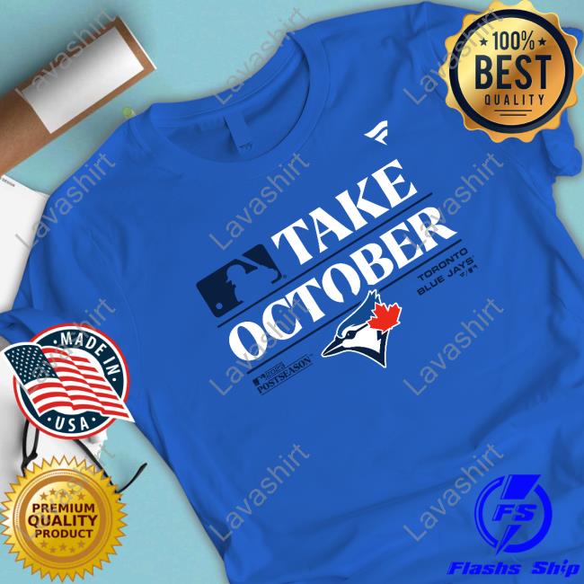 Official Toronto Blue Jays Fanatics Branded 2023 Postseason Locker Room Pullover Hoodie