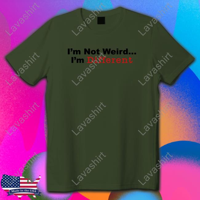 Daydrian Harding Merch I’M Not Weird I'm Different Shirt Long Sleeve Tee Shirt