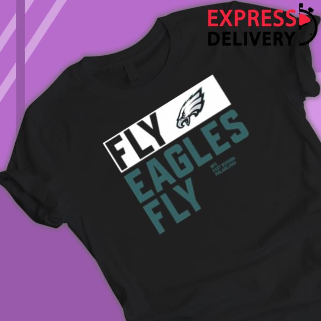 Official Black philadelphia eagles anthracite fly eagles fly Long Sleeve Tee
