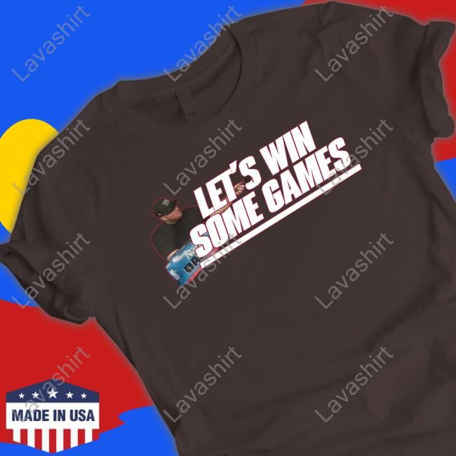 Shop Jomboy Media Official Let's Win Some Games Shirt