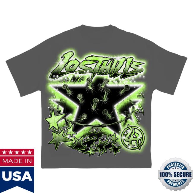 Official Lostinthehills x Youngboy Lost In The Hills Green - Vintage Attractive Shirt