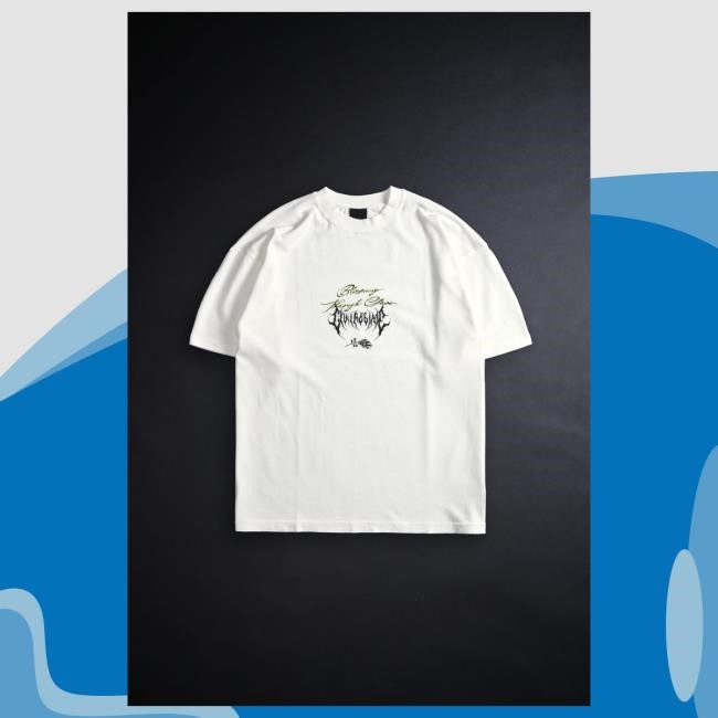 Official Civil Clothing Civil Regime Eyes Don't Lie American Classic Oversized Hot Shirt in Butter
