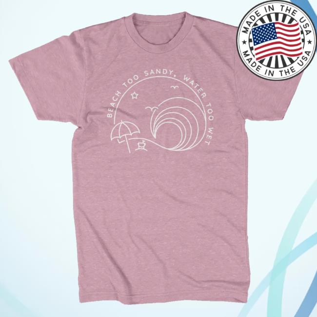 Official Kings Road Merch Store Beach Too Sandy Logo Shirt (Orchid Heather) Kings Road Shop