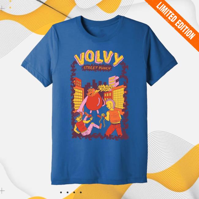 Official Devolver Digital Volvy Street Punch Tee Shirt