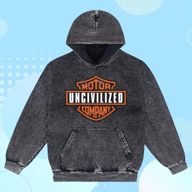 Official Uncivilized Shop Store Uncivilized "GHOSTRIDER" Hooded Sweatshirt