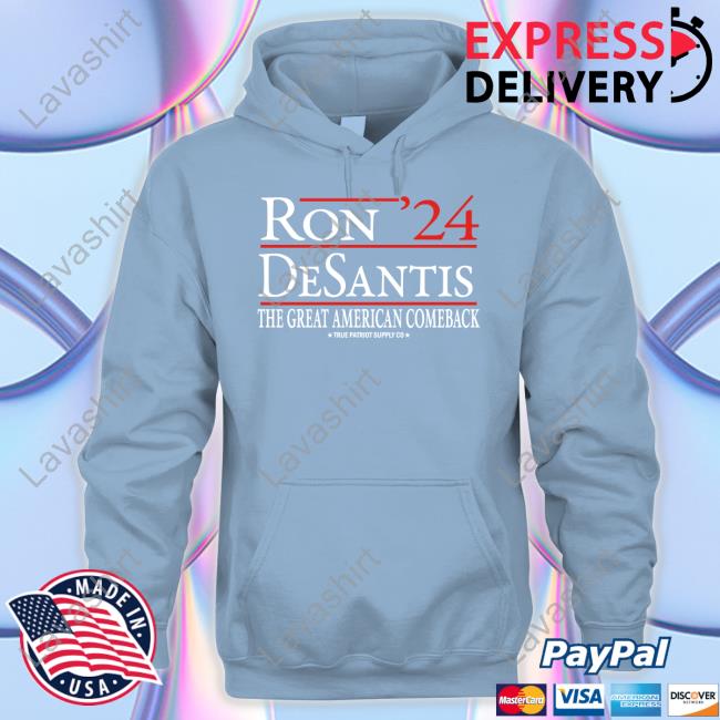 Ron Desantis 2024 The Great American Comeback Hoodie