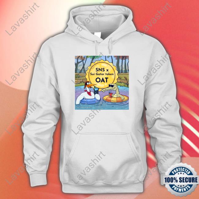 Official Sns X Sui Gator Token Oat Hoodie