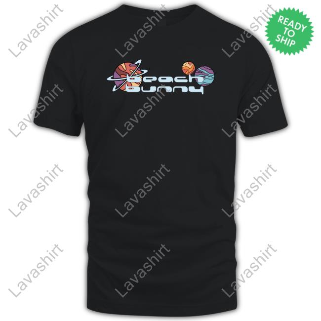Official Beach Bunny Emotional Creature Release Future Font Planet Tee Shirt