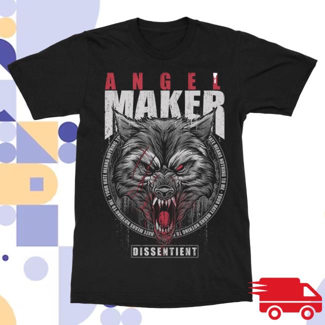 Official Indie Merch Store Shop AngelMaker Battle Wolf Shirt 2024 IndieMerchStore