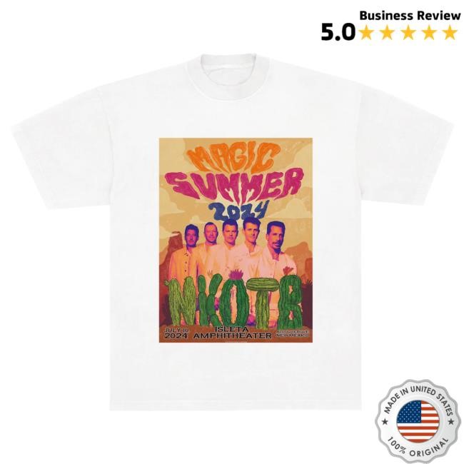 Official New Kids On The Block Merch Store Albuquerque Event Shirt 2024 Shop Nkotb
