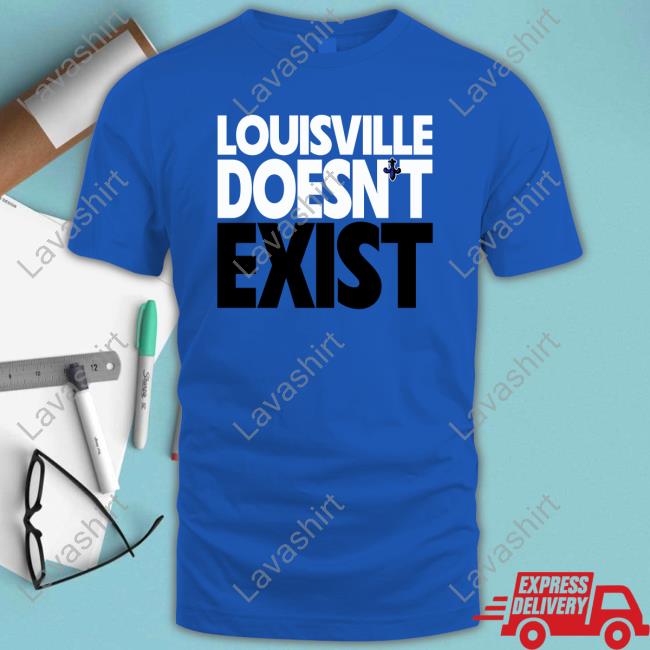 Official Aaron Bradshaw Louisville Doesn't Exist T-Shirt