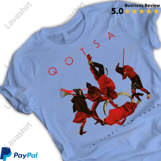 Official Queens Of The Stone Age Qotsa In Times New Roman Sand Sweatshirt