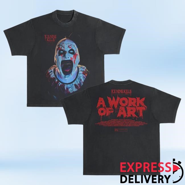 INK Merch A Work of Art Vintage Tee Shirt – Ice Nine Kills Shop