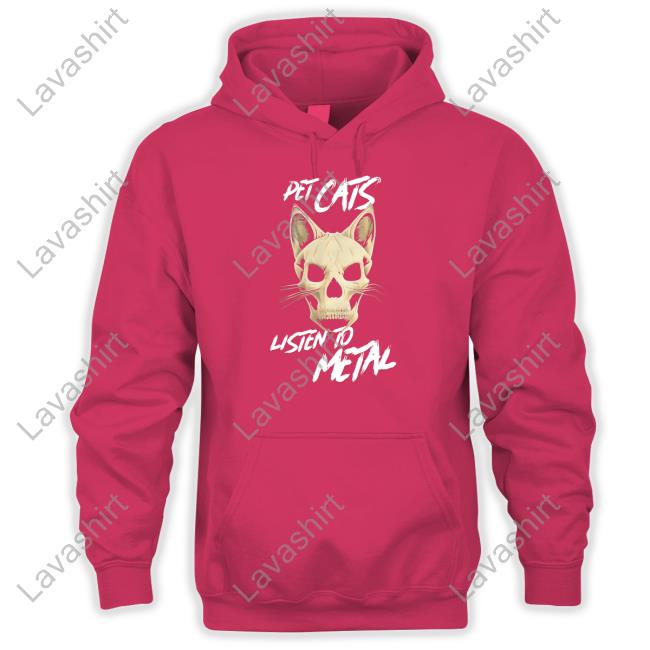 Official Pet Cats Listen To Metal Shirt