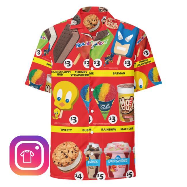 Ice Cream Hawaiian Shirt