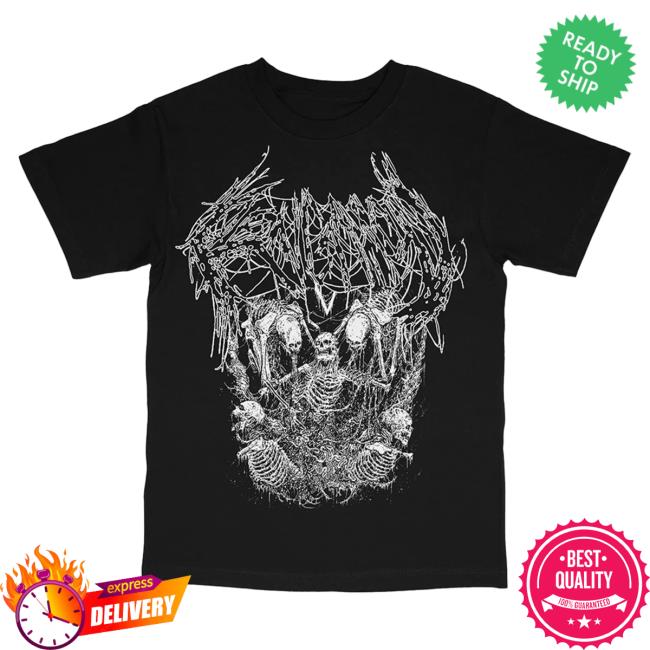 Official Interscope Records KenCarson Clothing Store Ken Carson Merch Death Mosh Black T Shirt