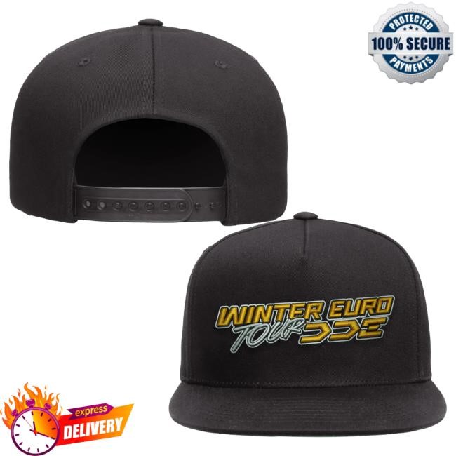 Official DDE Merch Garage Winter Euro Tour Snapback (limited time only) Hat DDE Store