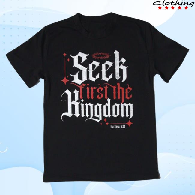 Official Bryson Gray Merch Store Bryson Gray Seek First Tee BrysonGray