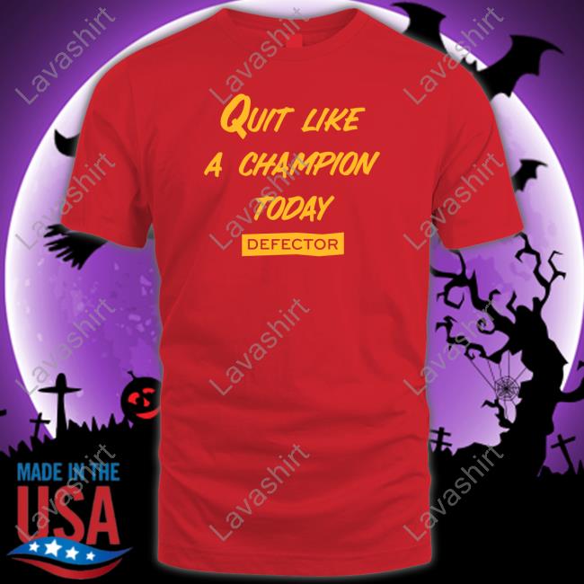 Official Quit Like A Champion Shirt Official Quit Like A Champion Cap