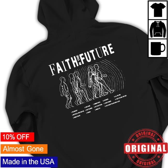 FAITH IN THE FUTURE BLACK LONG Tee Shirt