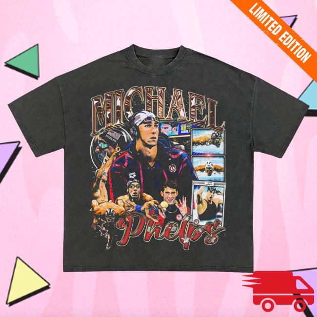 Official Game Changer Michael Phelps T-Shirt Pepper GameChanger