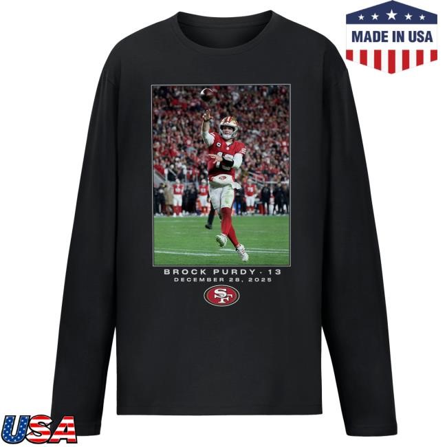 Brock Purdy Flash Week 17 Long Sleeve for 49ers NFL Football Fan Wardrobe