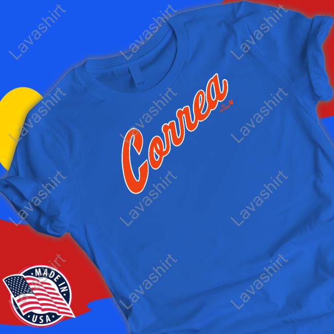 Carlos Correa New York Script Shirts