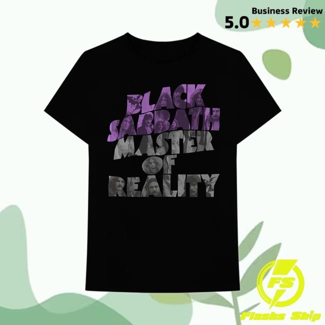 Master Of Reality Photo Collage New Tee - Black Sabbath Official Store