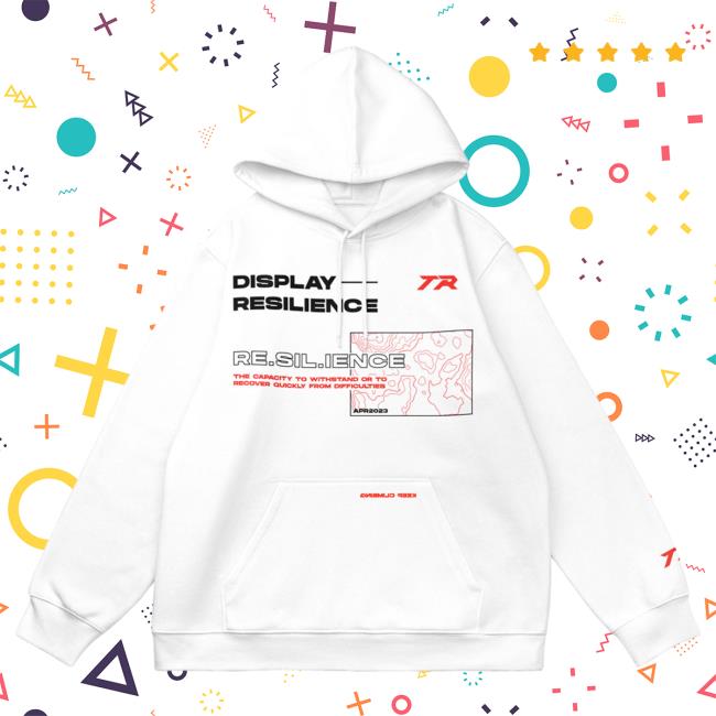 Official Everyday Resilience Pullover Hoodie White