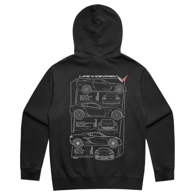 Official Cboystv Z06 Tech Spec Pullover Hoodie Cboys Tv