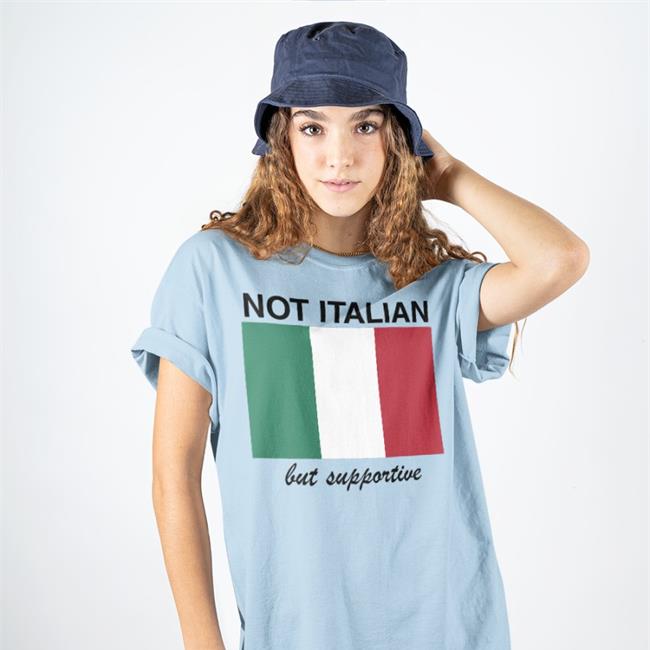 Shithead Steve Merch Vivian Le Not Italian But Supportive T Shirt