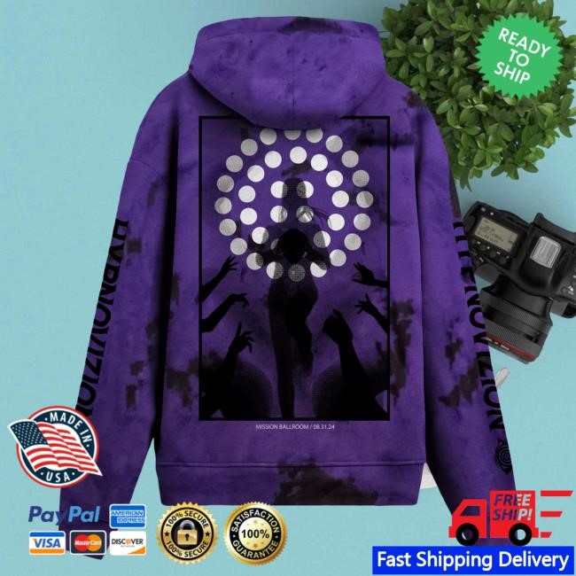 Rezz - Mission Ballroom Tie Dye Hood Rezz Merch Store Shop Official