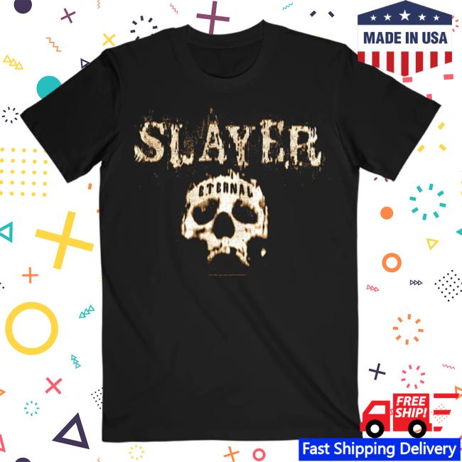 Slayer Clothing Store Shop Merch Tom Eternal Pyre Skull Tee Shirt